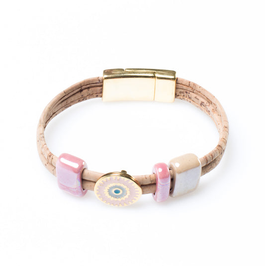 Art For The Cure Lucky Eye Bracelet | HowCork - The Cork Marketplace
