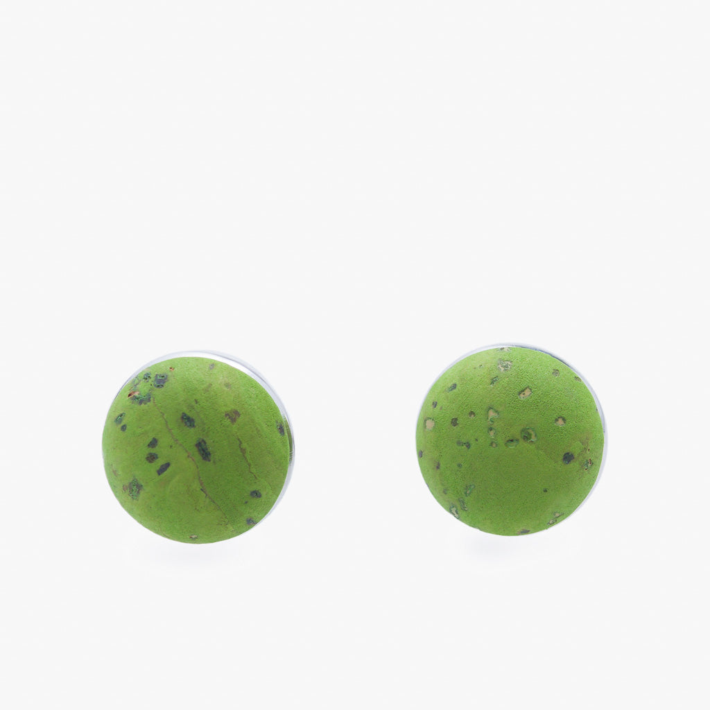 Artelusa Cork Button Earrings