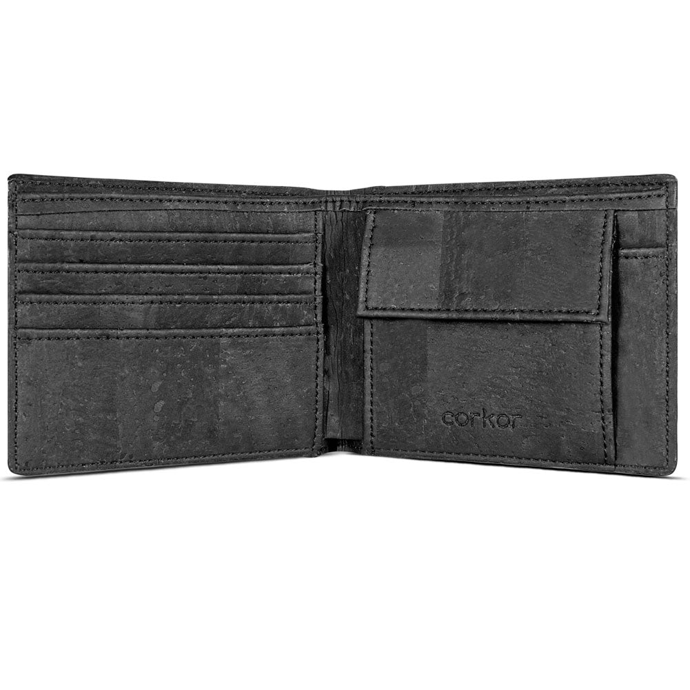 Men's Cork Wallet with Coin Pocket | HowCork - The Cork Marketplace