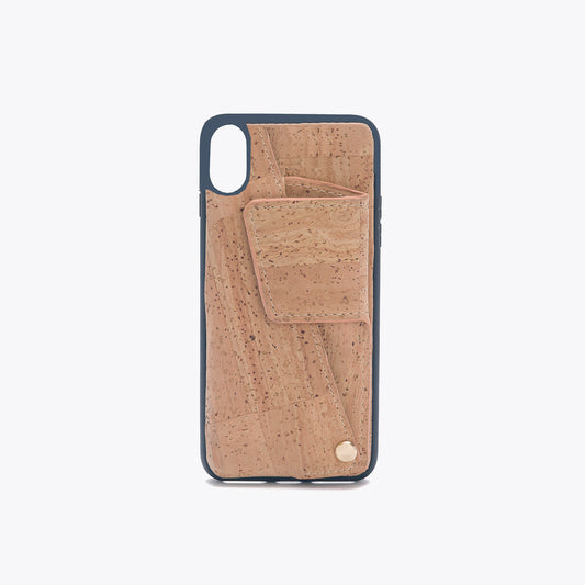 Artelusa Cork iPhone XS Cell Phone Case with Card Holder