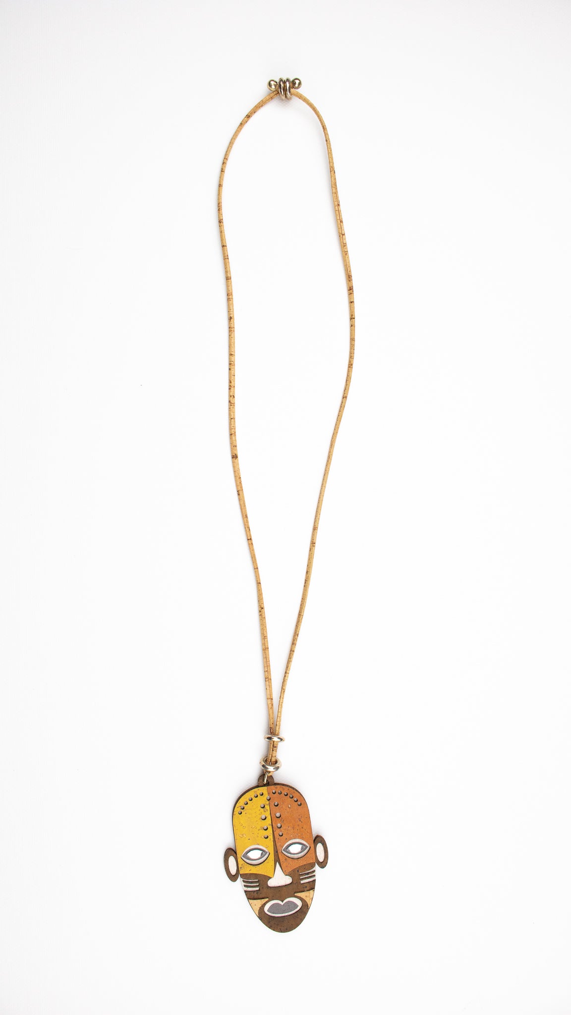 Grow From Nature Ceremonial Mask Cork Necklace