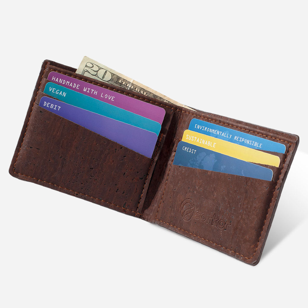 Corkor Slim Bi-Fold Cork Wallet