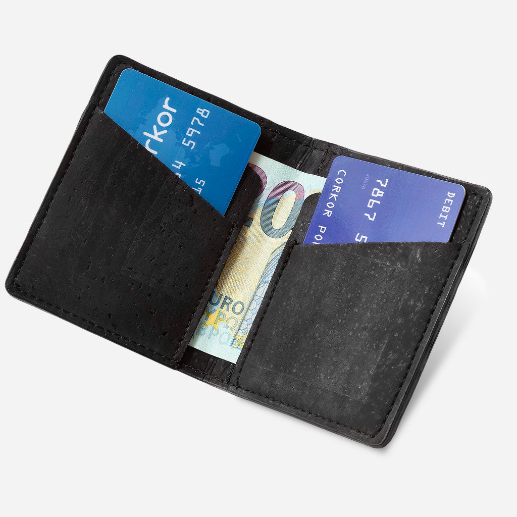 Corkor Slim Cork Wallet with Coin Pocket
