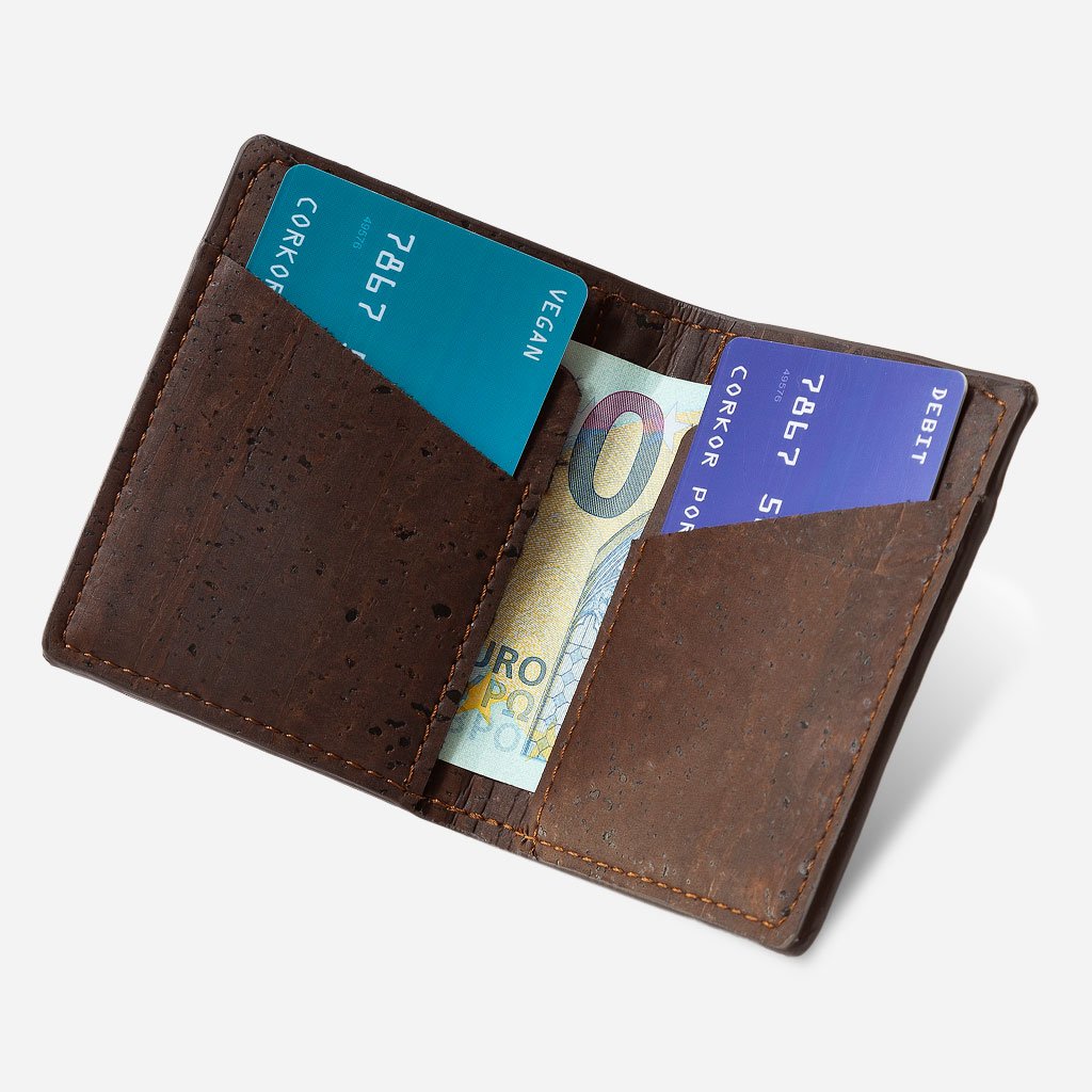 Corkor Slim Cork Wallet with Coin Pocket