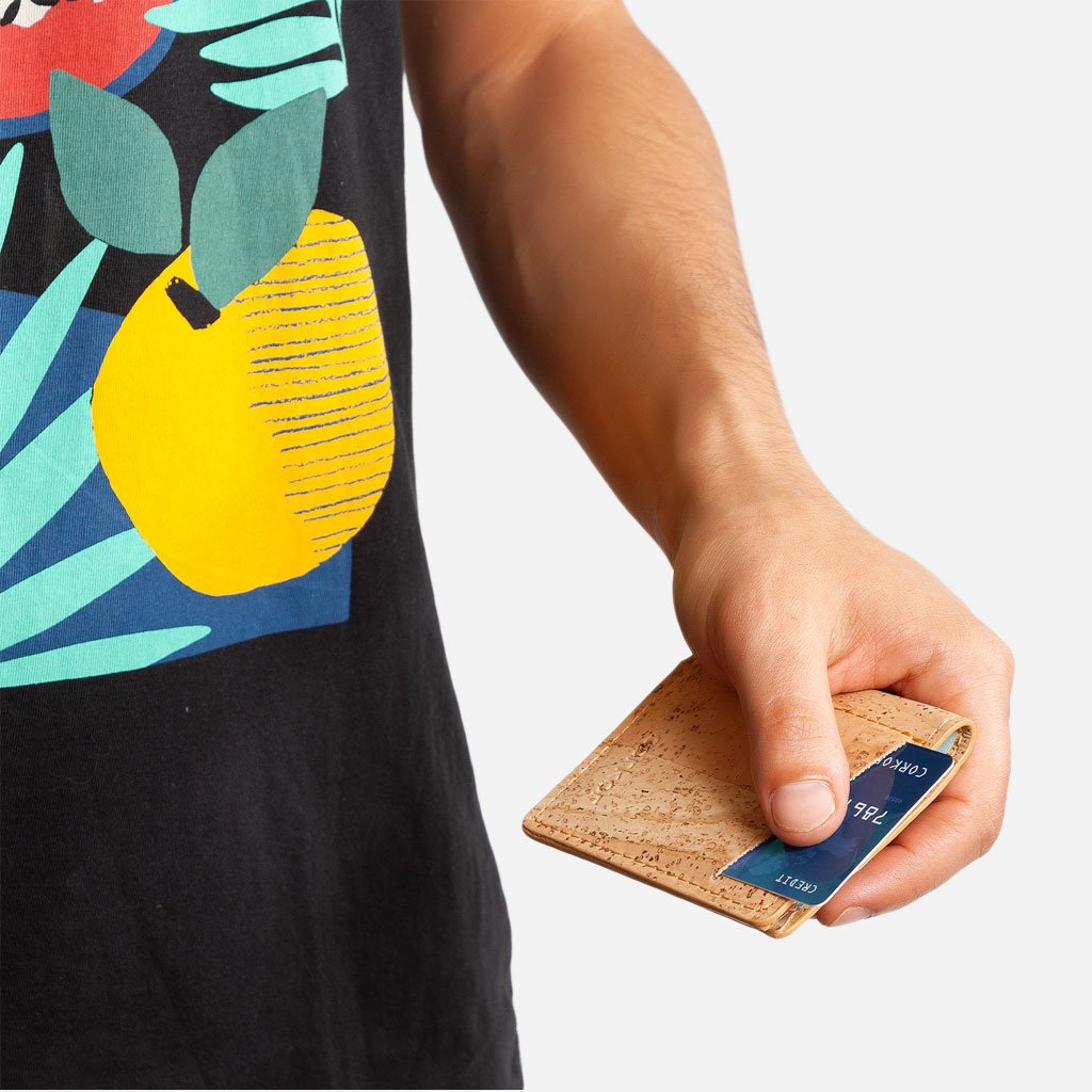 Corkor Slim Cork Wallet with Coin Pocket