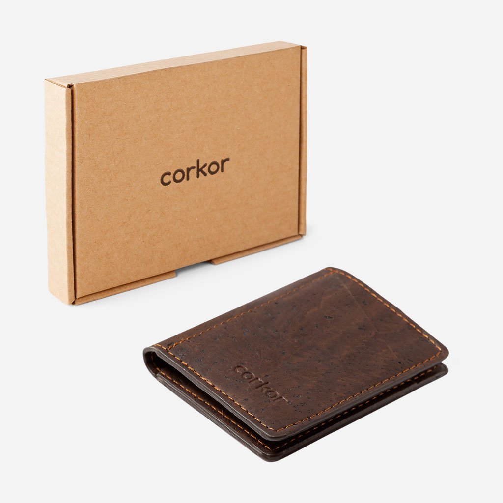 Corkor Slim Cork Wallet with Coin Pocket