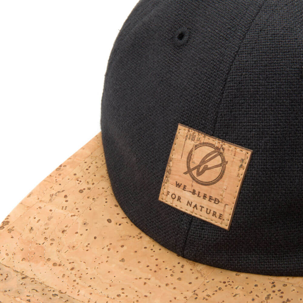 Bleed 6-Panel Cork & Organic Cotton Cap
