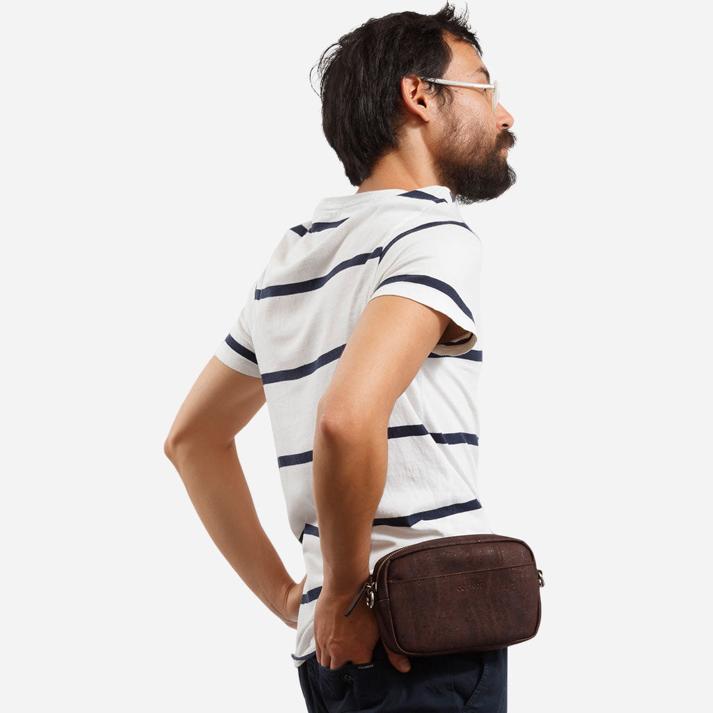 Corkor Horizontal Cork Crossbody Pouch
