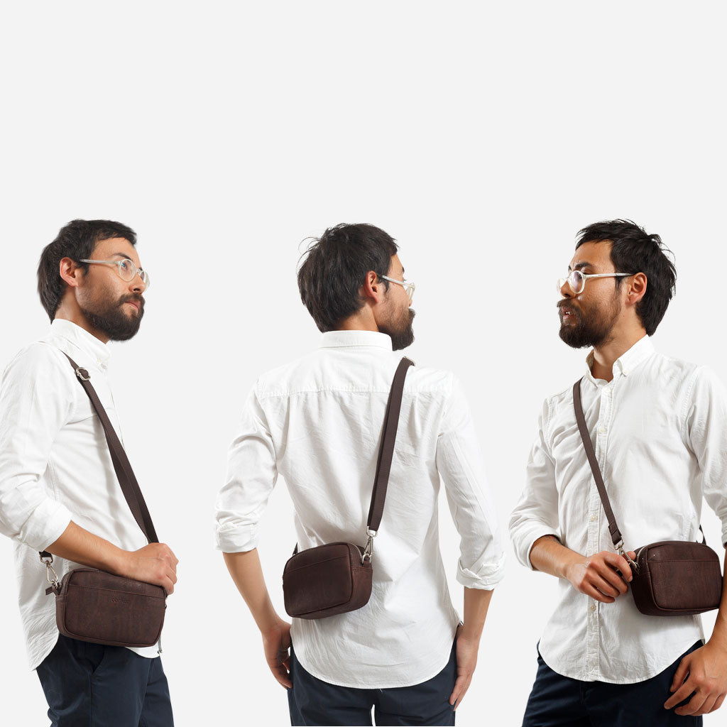 Corkor Horizontal Cork Crossbody Pouch