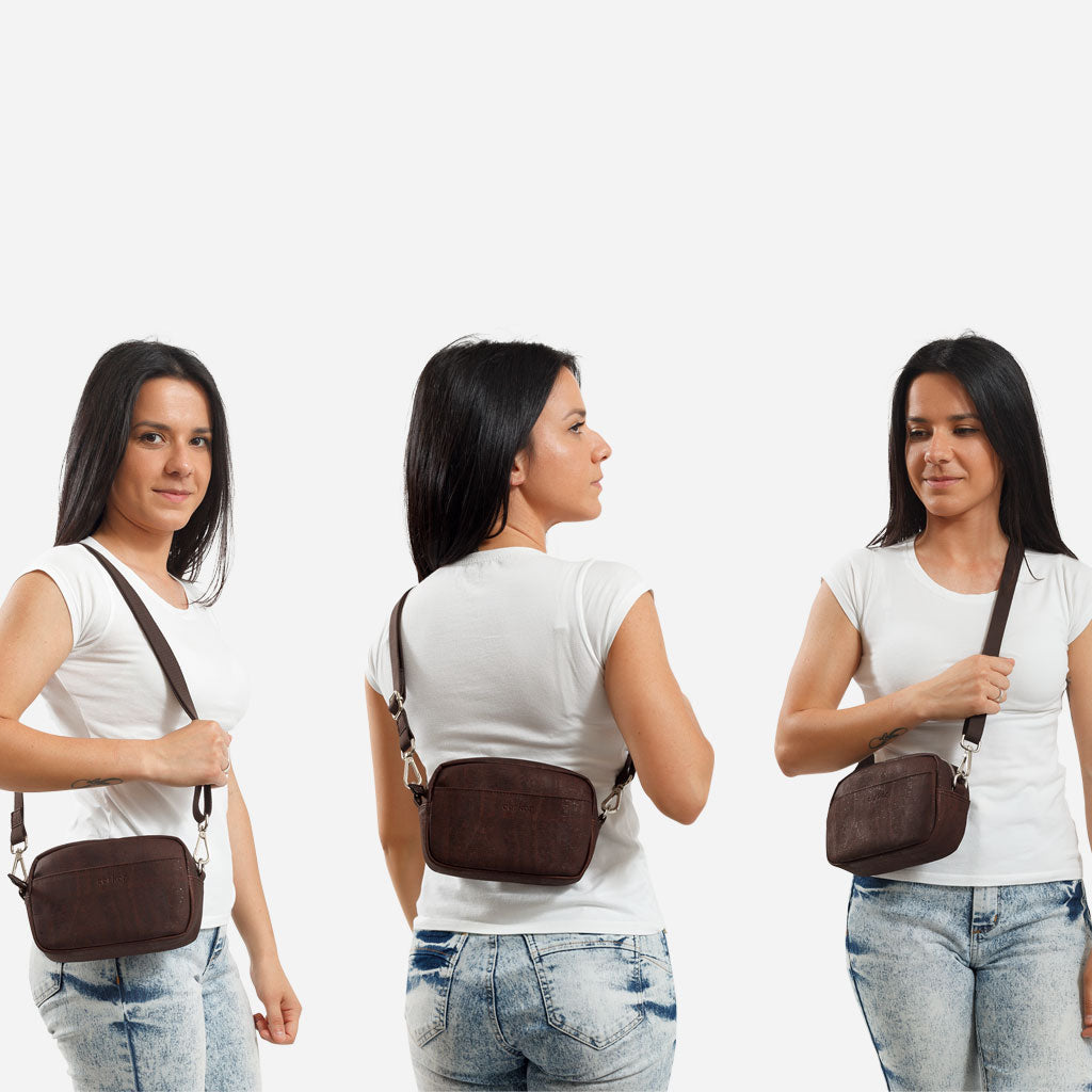 Corkor Horizontal Cork Crossbody Pouch