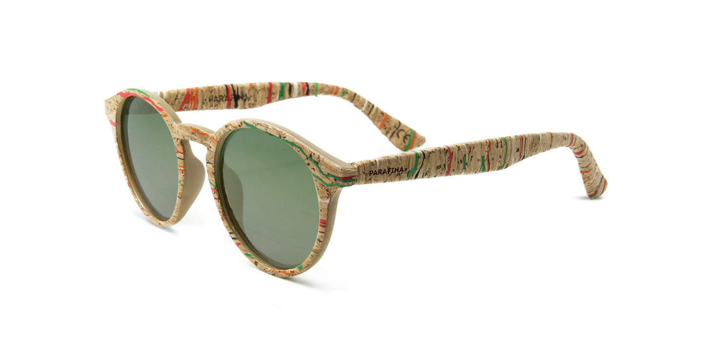 Parafina Laguna Recycled Cork Sunglasses