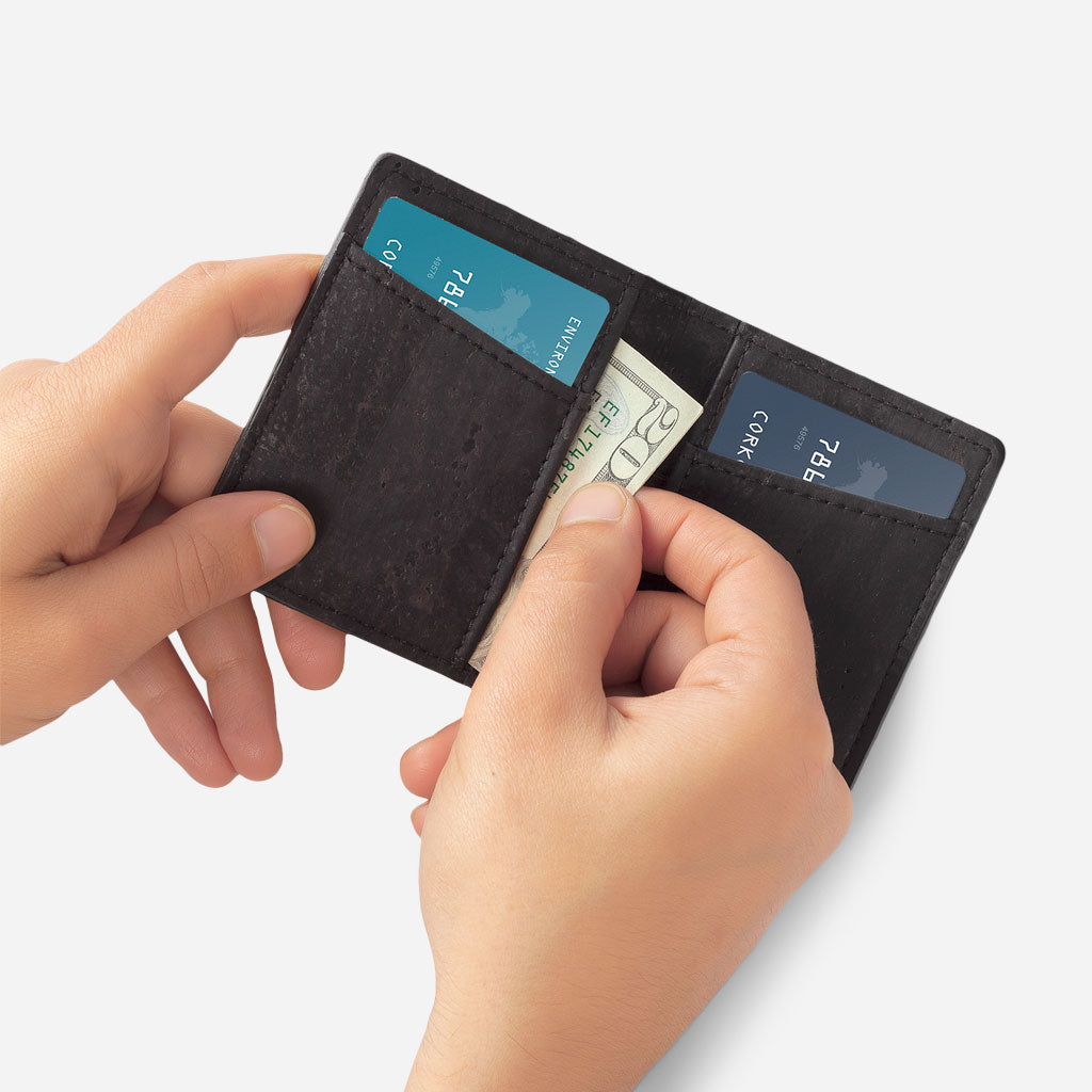 Corkor RFID Blocking Minimalist Cork Wallet - HowCork