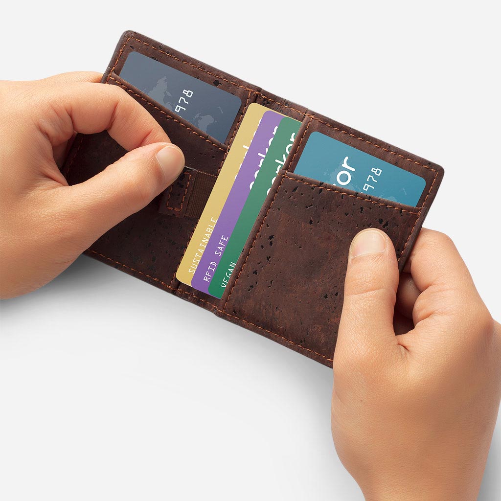 Corkor RFID Blocking Minimalist Cork Wallet - HowCork