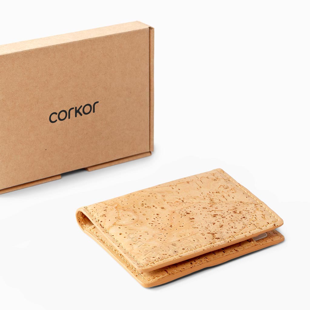 Corkor RFID Blocking Minimalist Cork Wallet - HowCork
