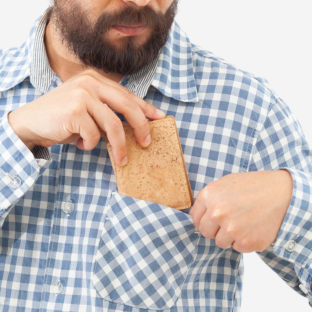Corkor RFID Blocking Minimalist Cork Wallet - HowCork