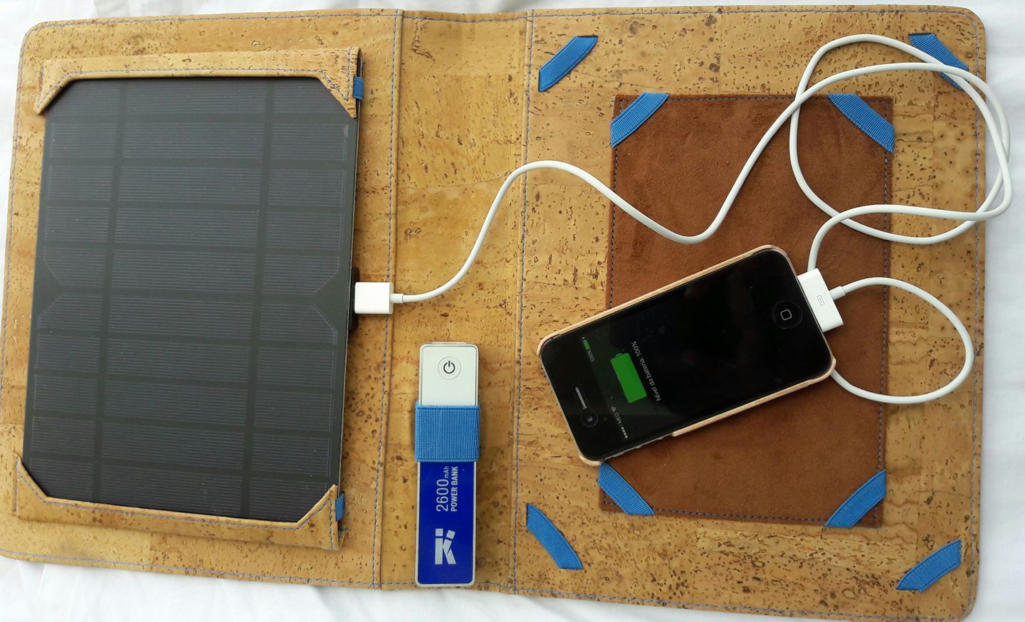 Cork Solar Panel Charger Case with Power Bank | HowCork - The Cork Marketplace