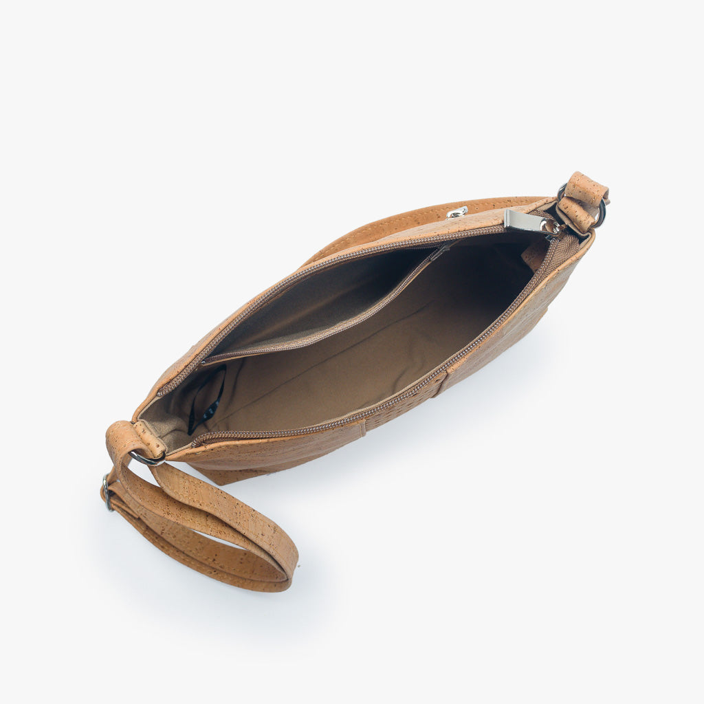 Artelusa Cork Purse with Laser-Cut Diamonds