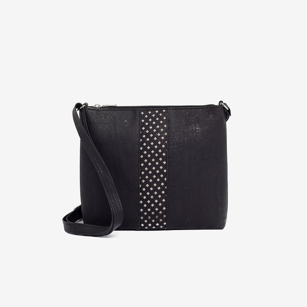 Artelusa Cork Purse with Laser-Cut Diamonds