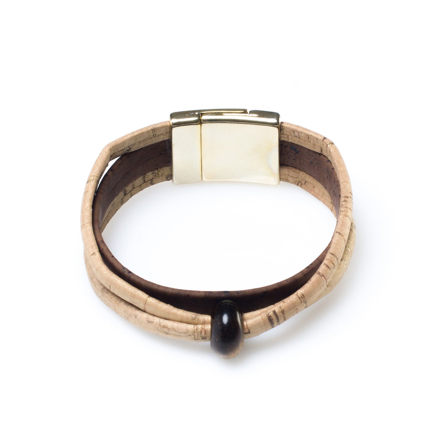 Crossing Cork Strand Bracelet | HowCork - The Cork Marketplace