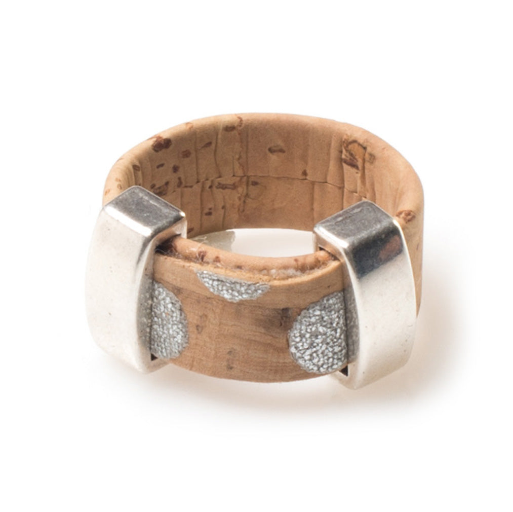 Silver Cork Ring | HowCork - The Cork Marketplace