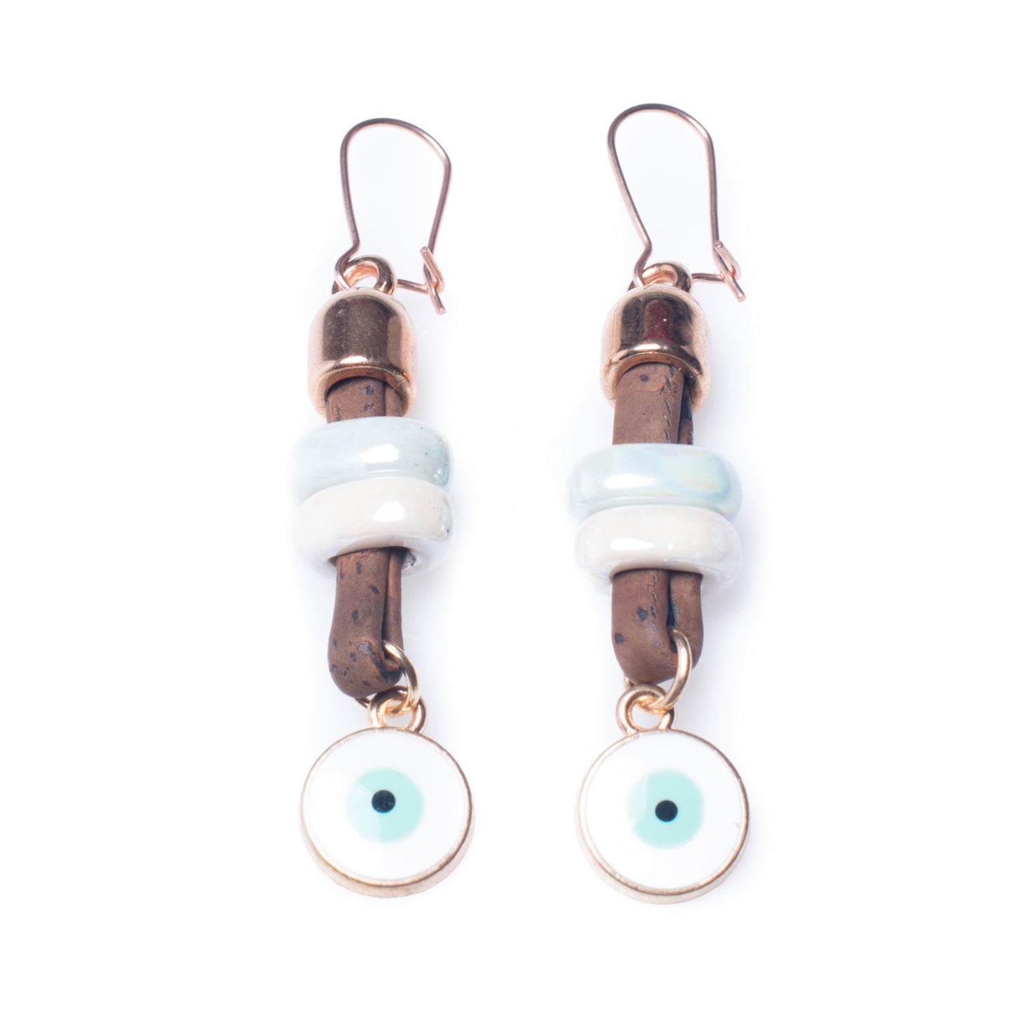 Cork Lucky Eye Earrings | HowCork - The Cork Marketplace