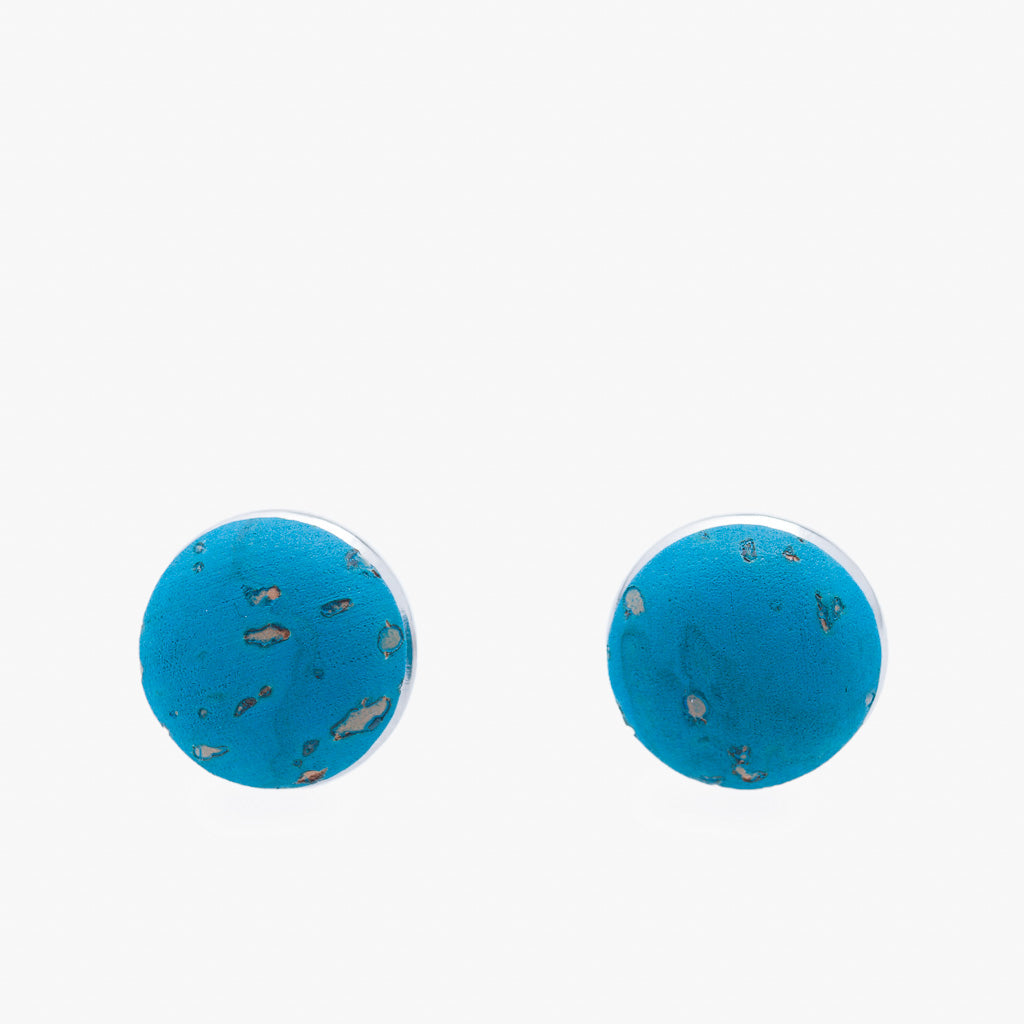 Artelusa Cork Button Earrings