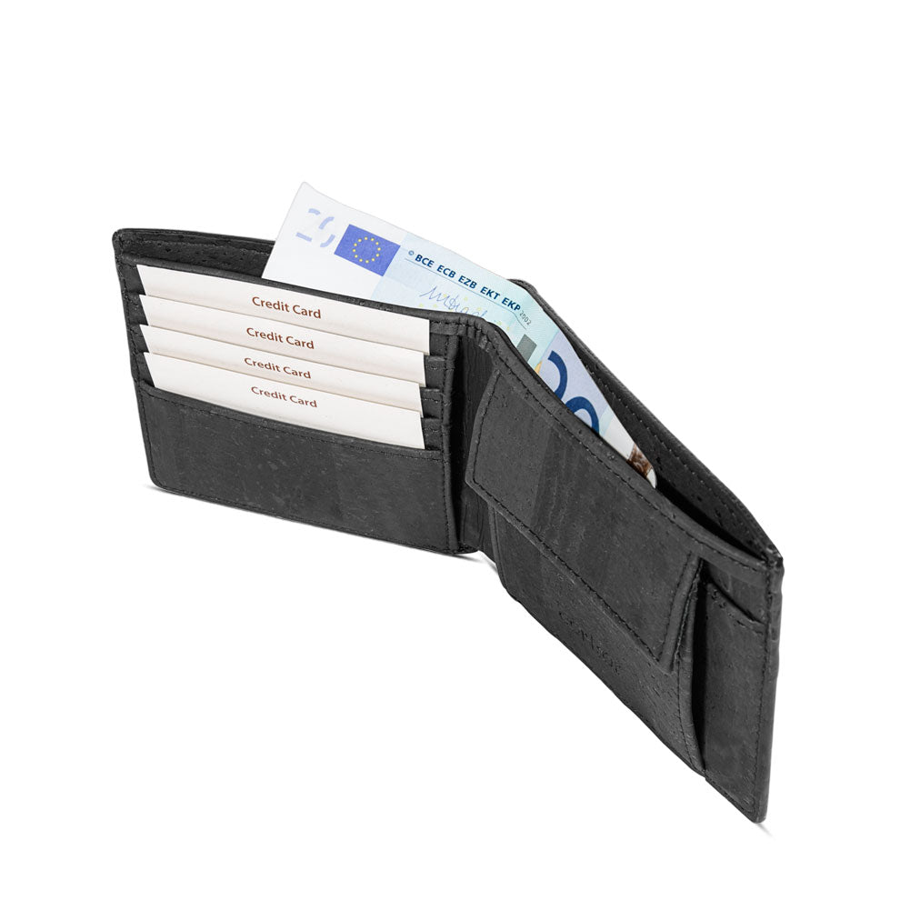 Men's Cork Wallet with Coin Pocket | HowCork - The Cork Marketplace