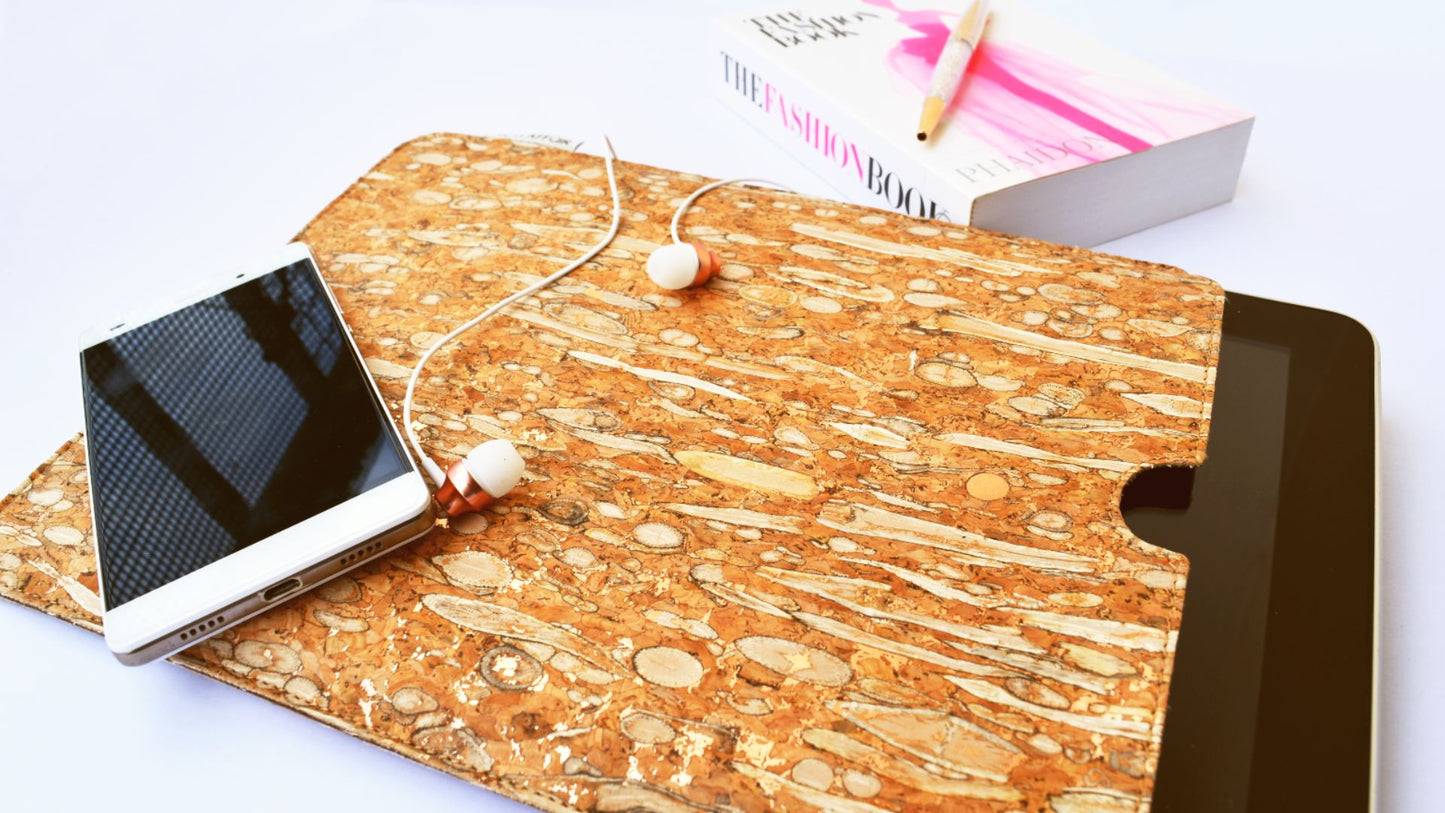Bag Affair Cork and Fennel Tablet Sleeve