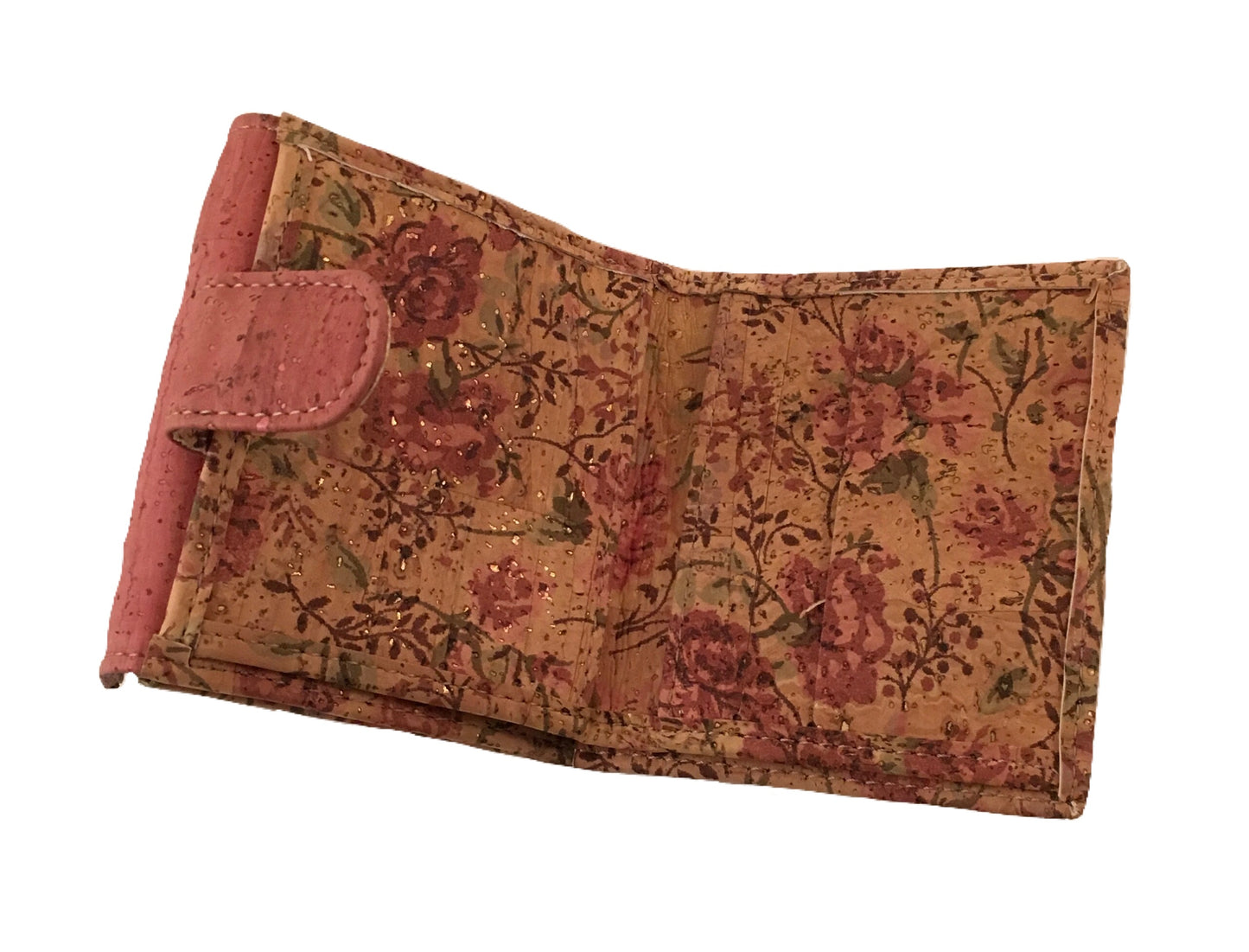 Art For The Cure Cork Floral Mini Wallet | HowCork - The Cork Marketplace