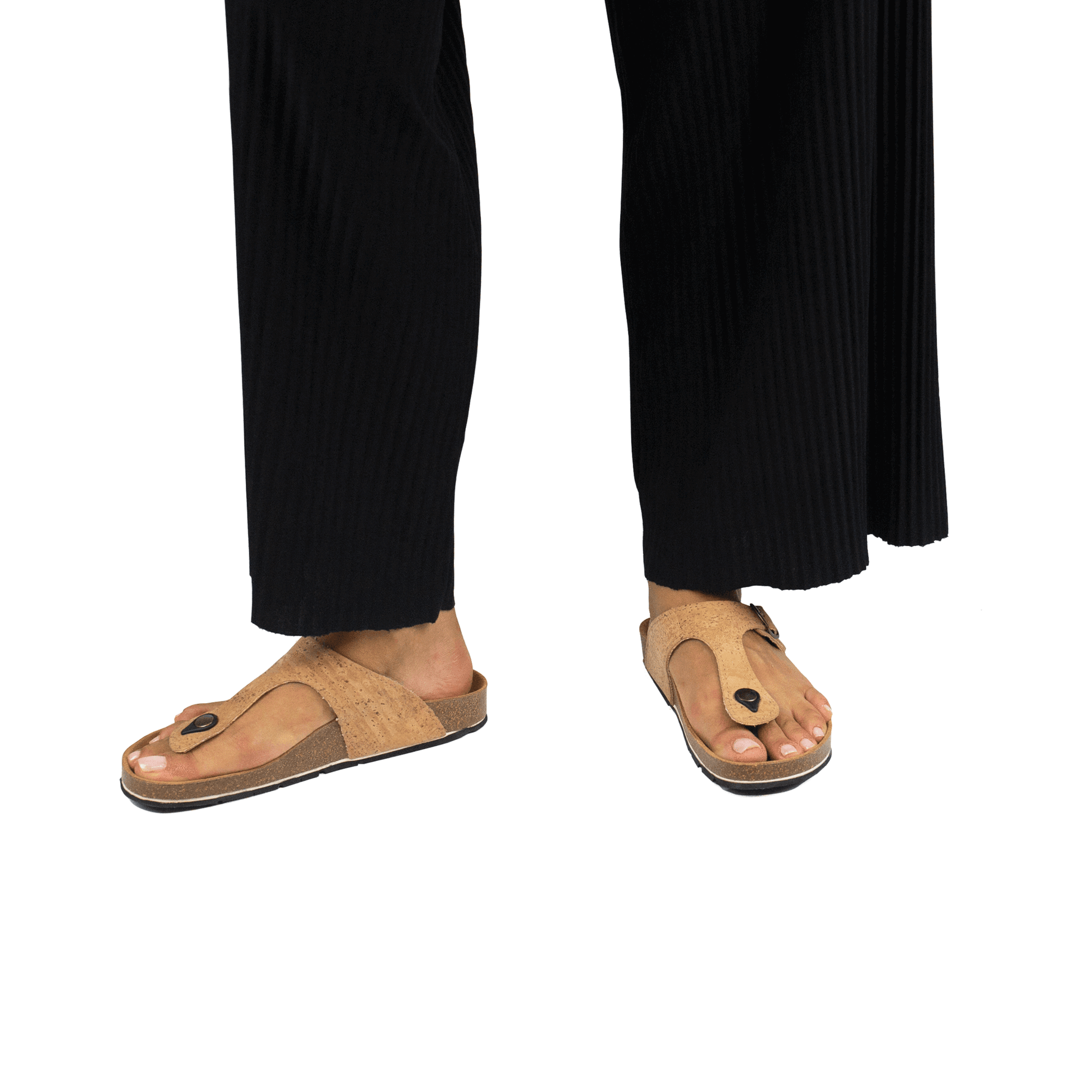 Vegan cork sandals 2025