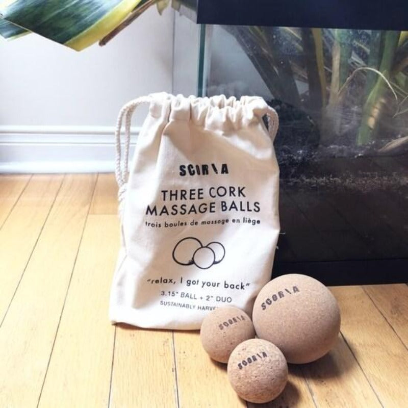 Scoria World Cork Massage Balls