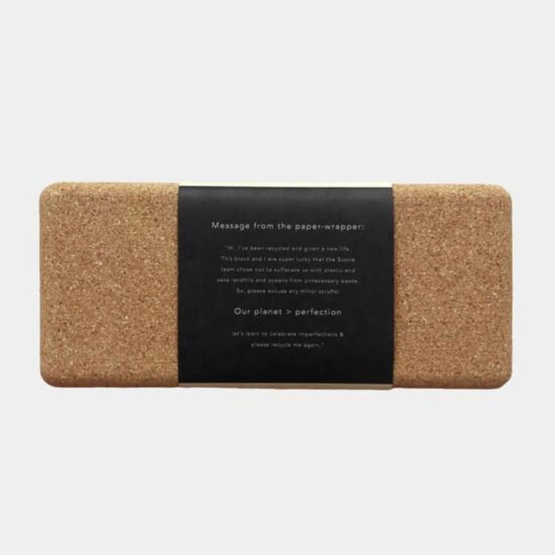 Scoria World Moon Cork Yoga Block
