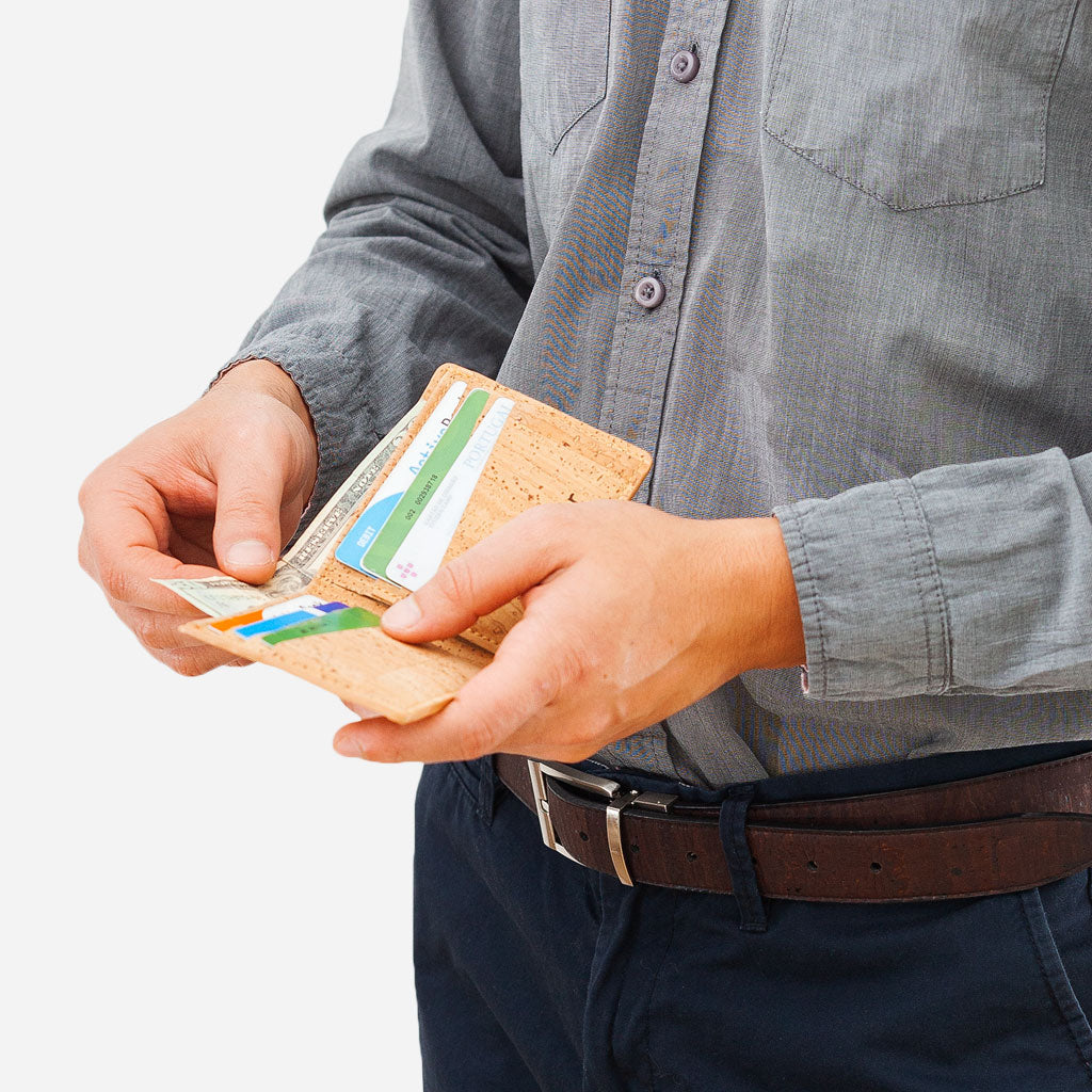 Corkor Slim Bi-Fold Cork Wallet