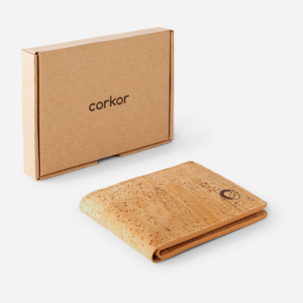 Corkor Slim Bi-Fold Cork Wallet