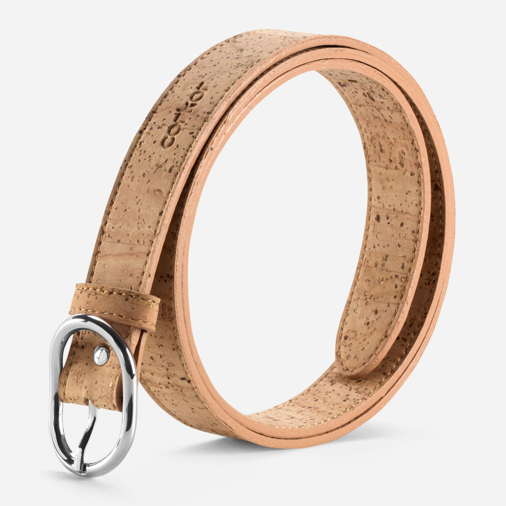 Corkor Women's Cork Belt 25mm