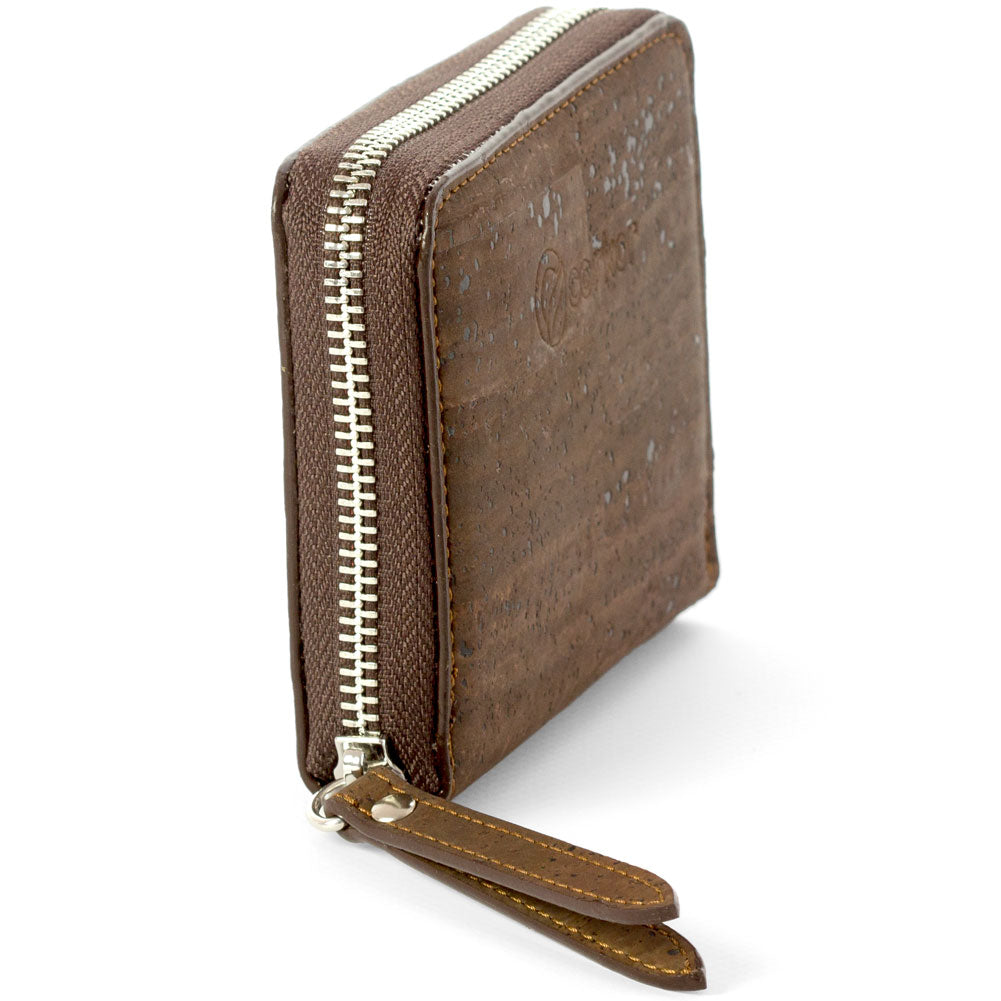 Women's Small Cork Zipper Wallet | HowCork - The Cork Marketplace