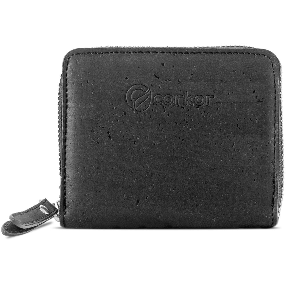 Women's Small Cork Zipper Wallet | HowCork - The Cork Marketplace