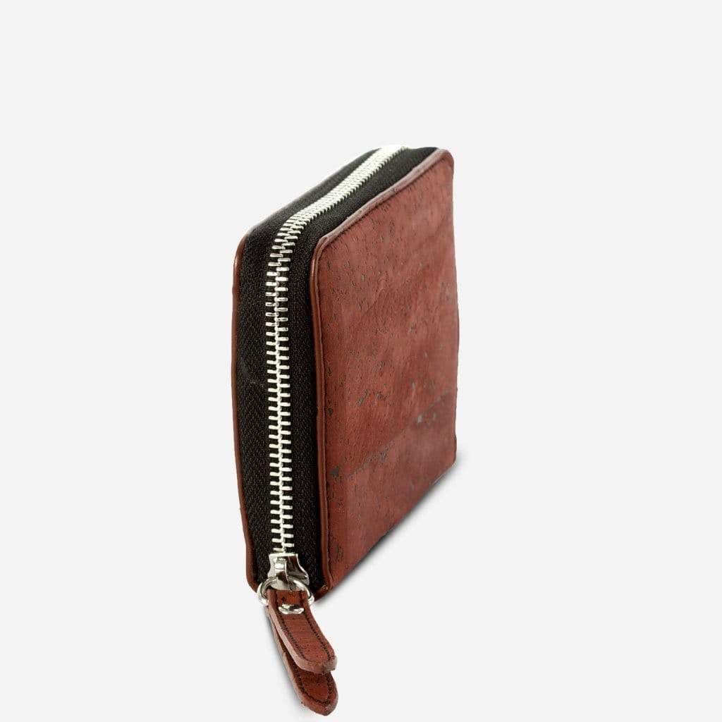 Corkor Women's Small Cork Zipper Wallet