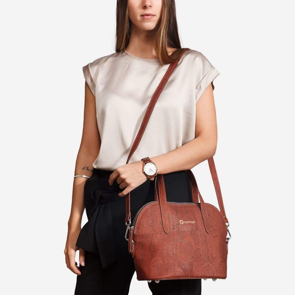 Corkor Cork Crossbody Handle Bag