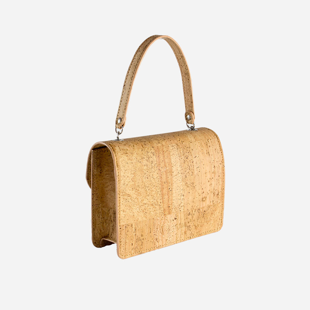 Corkor Mini Crossbody Cork Bag with Chain