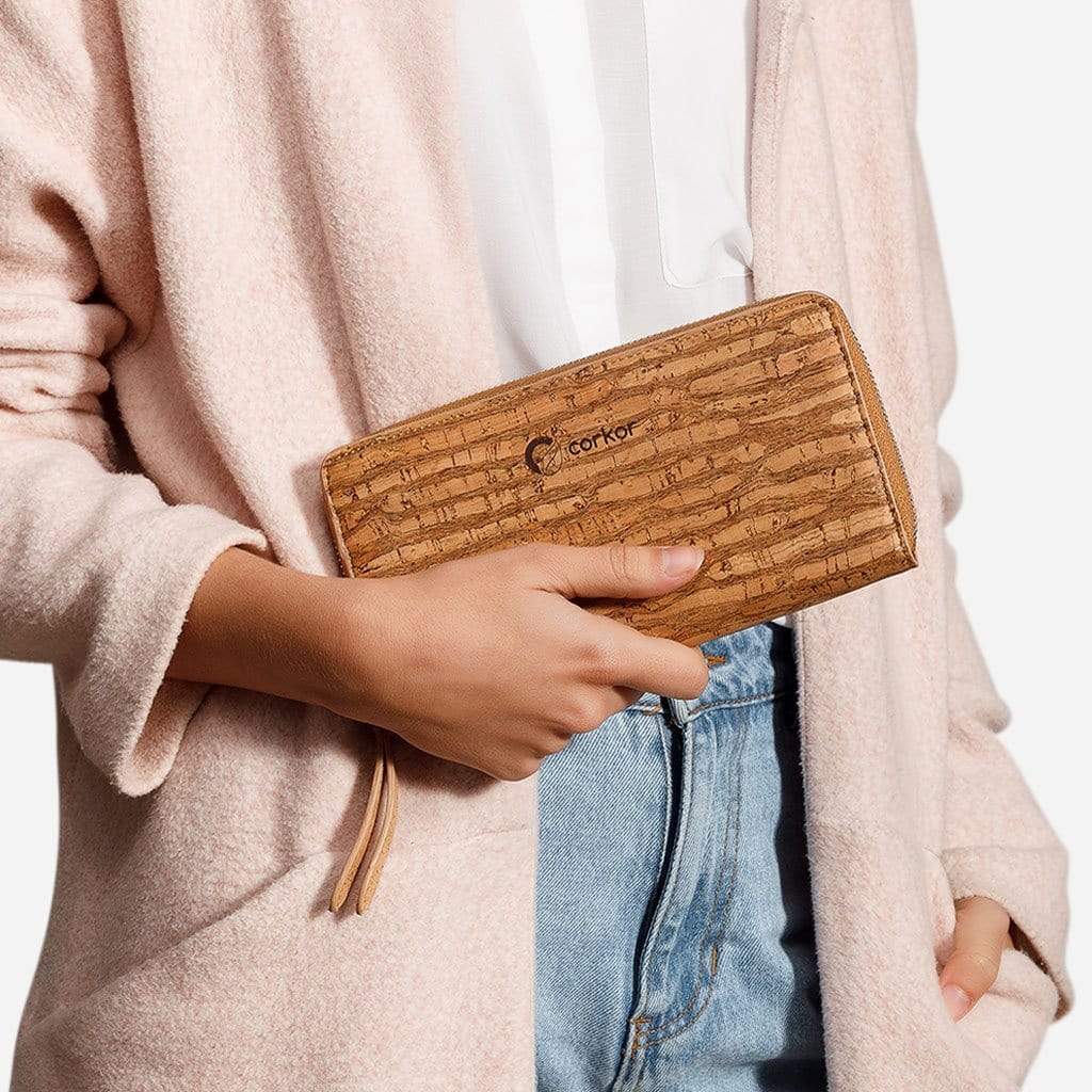 Corkor Women's Long Cork Wallet