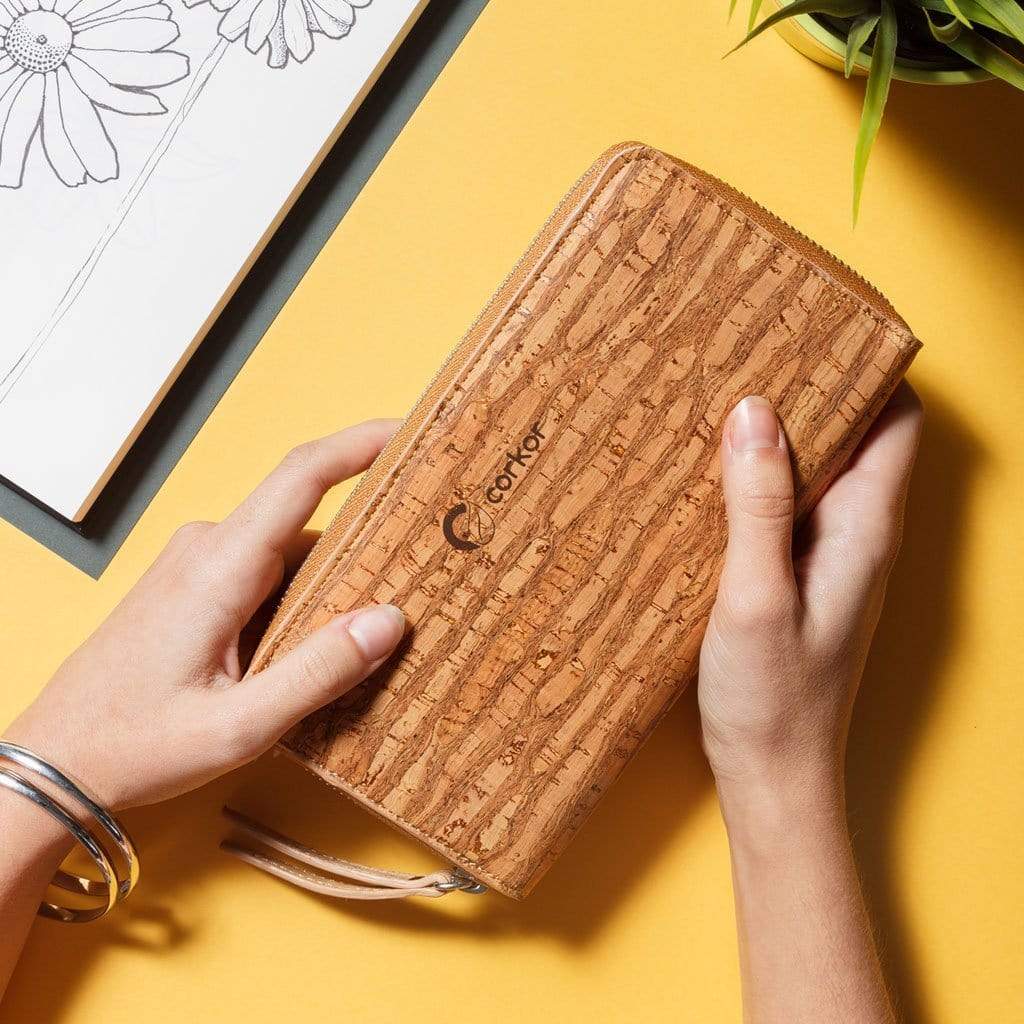 Corkor Women's Long Cork Wallet