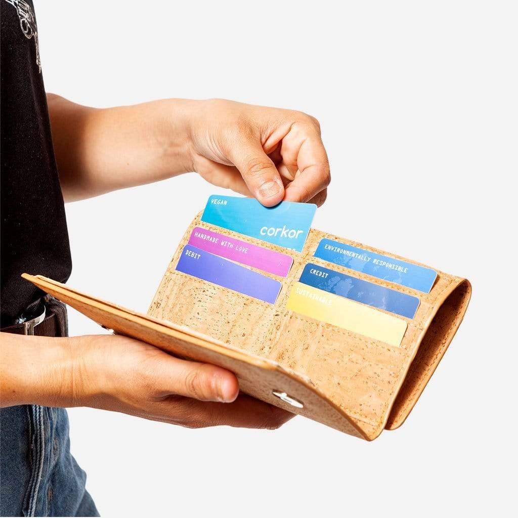 Corkor Slim Cork Women's Wallet
