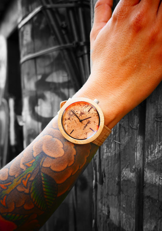 WearPanda "The Connoisseur" Cork + Bamboo Watch